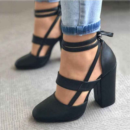 Women Pumps Plus Size 35-43 Gladiator Summer High Heels