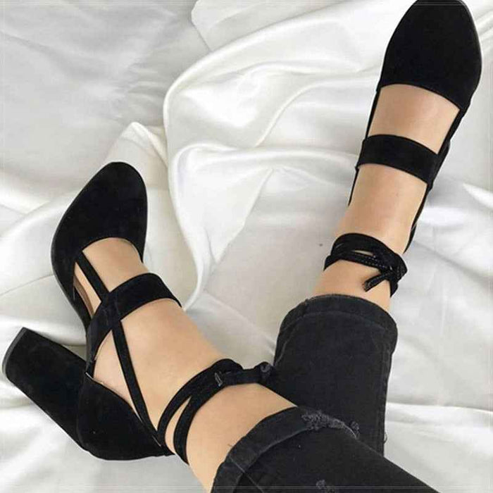 Women Pumps Plus Size 35-43 Gladiator Summer High Heels