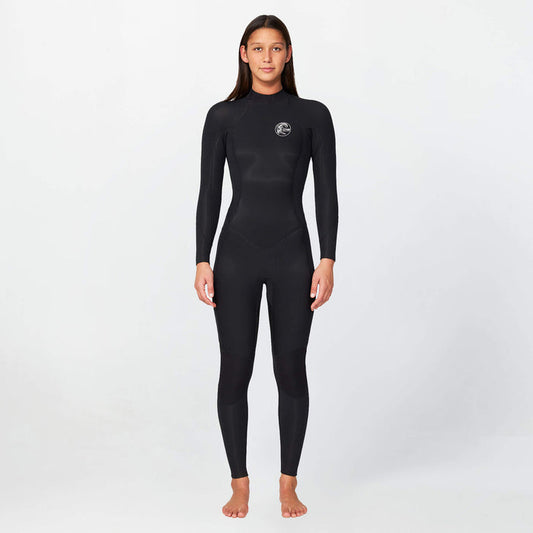 Women's Bahia 3/2mm Steamer Back Zip - Black