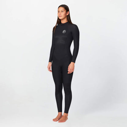 Women's Bahia 3/2mm Steamer Back Zip - Black