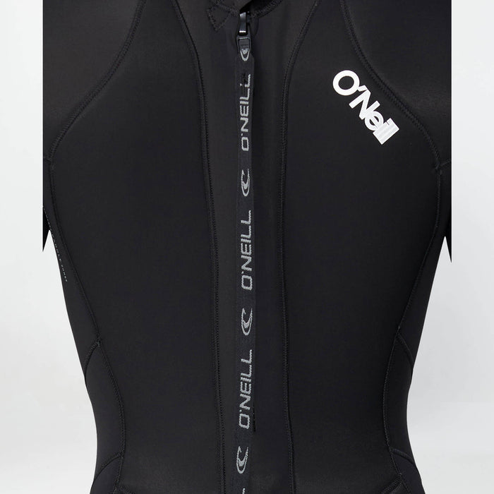 Women's Bahia 3/2mm Steamer Back Zip - Black