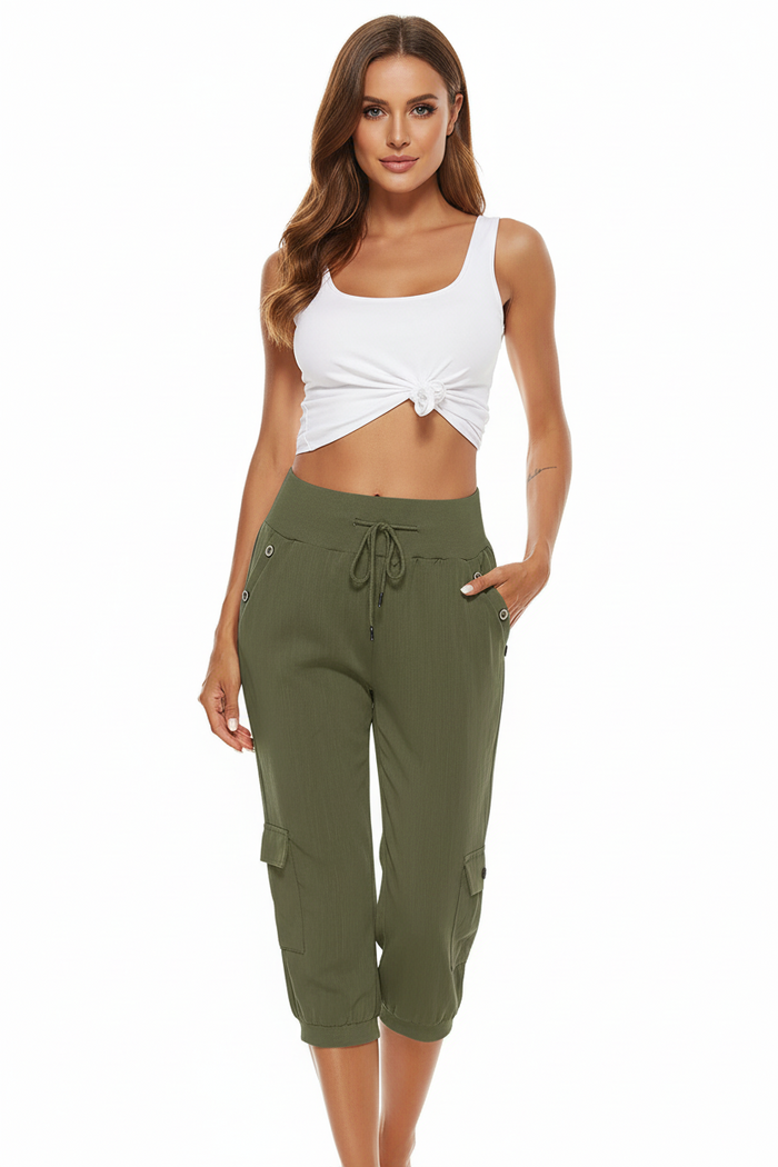 Breathable cargo pants for women made for casual wear, travel, and daily errands