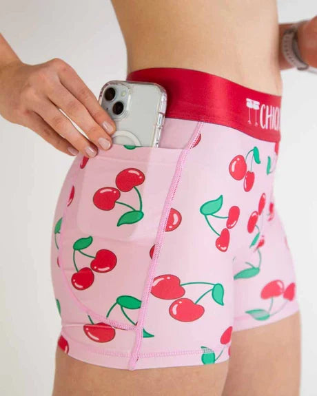 Women's Cherry 3" Compression Running Shorts