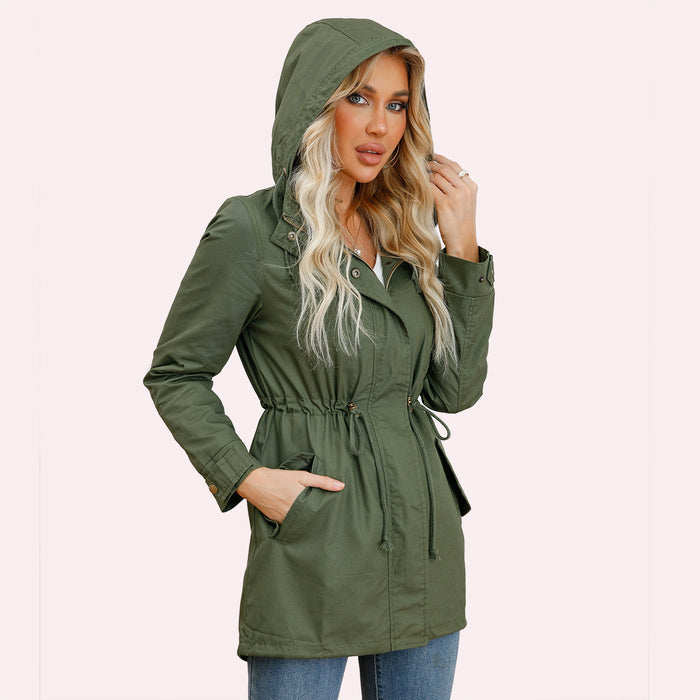 Women’s Cotton Anorak – Mid-Length, Warm, Ready