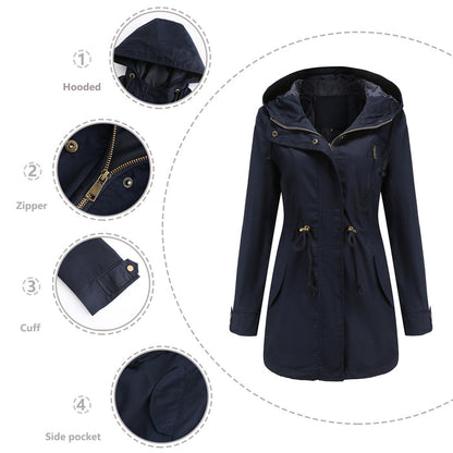 Women’s Cotton Anorak – Mid-Length, Warm, Ready