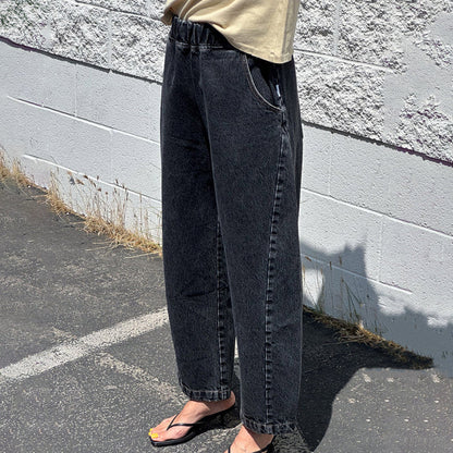 Women's Cotton Arc Pants - Black Denim