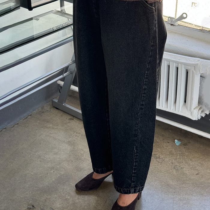 Women's Cotton Arc Pants - Black Denim