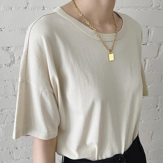 Women's Cotton Her Tee - Bone