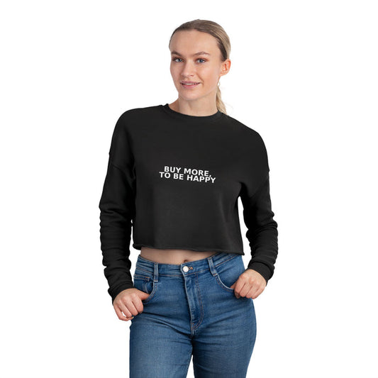 Women's Cropped Sweatshirt - Cozy & Chic Fall Essential