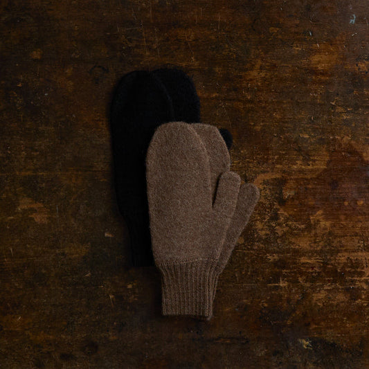 Women's Felted Alpaca/Merino Wool Mittens - Many Colours