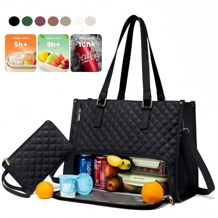 Women's Insulated Lunch Bag – Leak-proof Tote