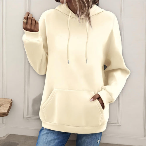 Women’s loose casual hoodie hood up – relaxed fit for daily wear