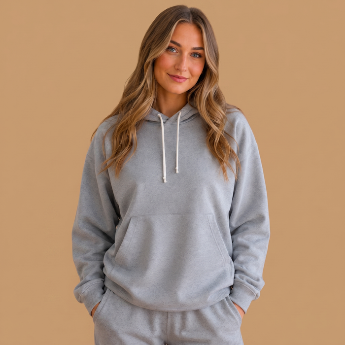 Women's Organic Cotton Midweight Raglan Hoodie - Midnight Navy