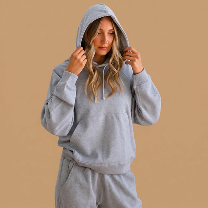 Women's Organic Cotton Midweight Raglan Hoodie - Midnight Navy