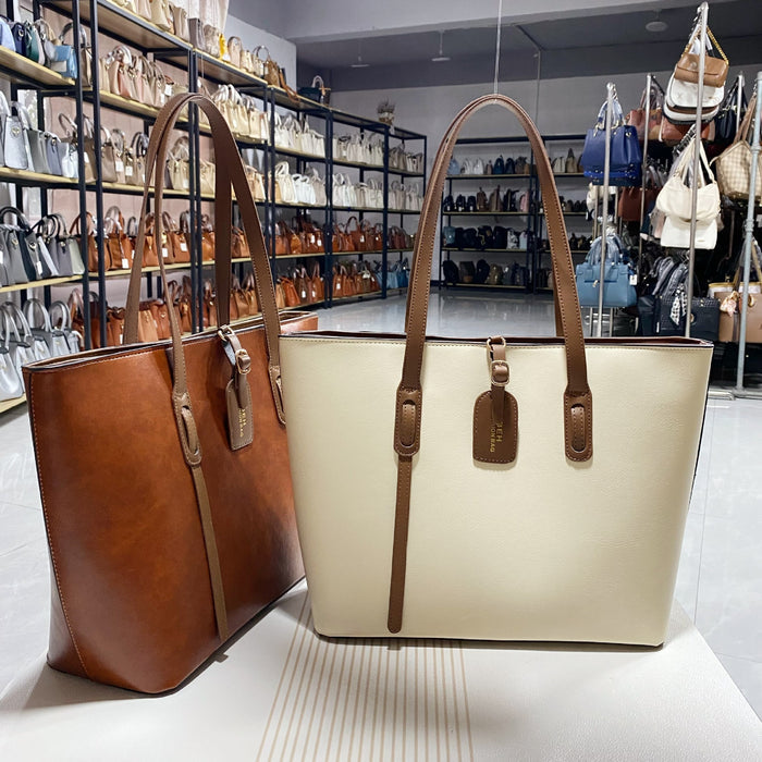 Women’s PU Leather Bucket Shoulder Messenger Bag