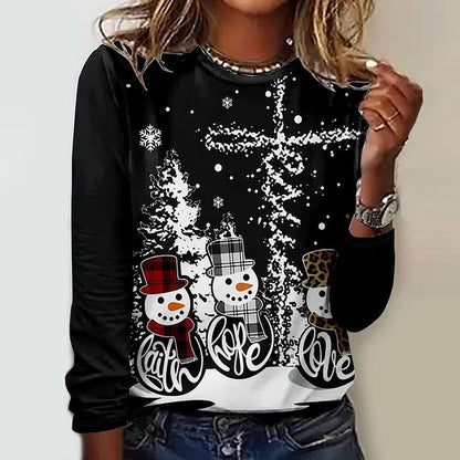 Black Skeleton Print / S