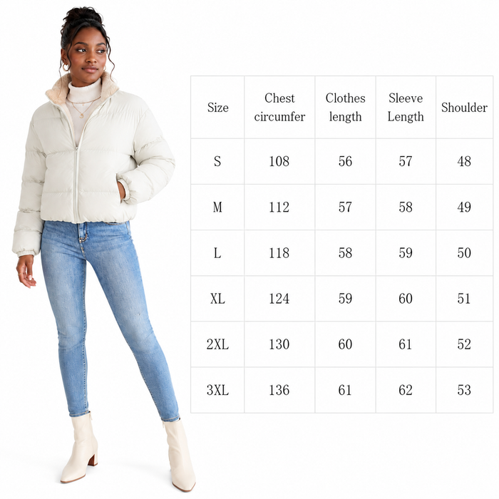 Women's Reversible Puffer Jacket for Daily Winter Looks