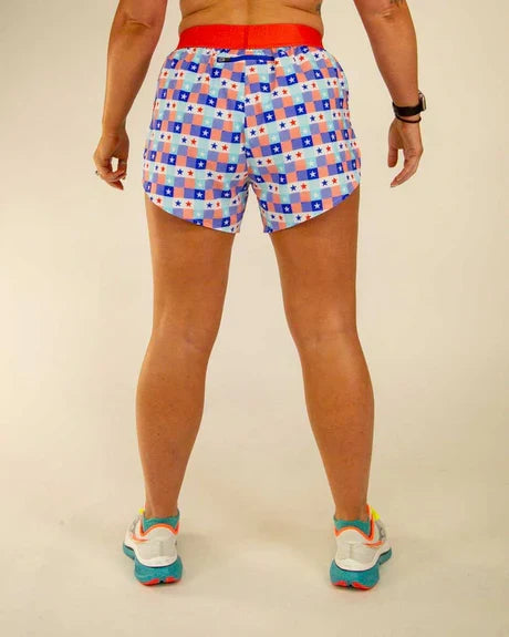 Women's USA Picnic 4" Split Shorts