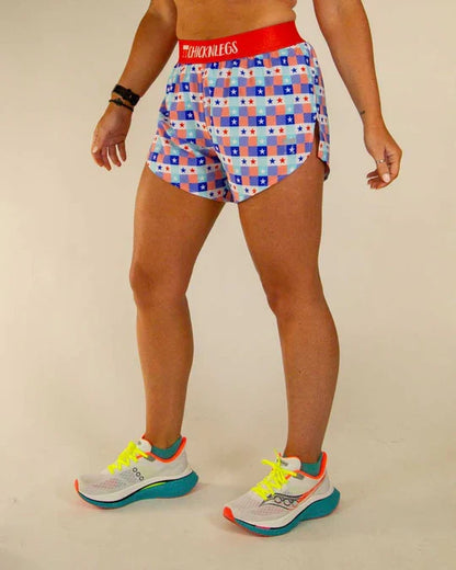 Women's USA Picnic 4" Split Shorts