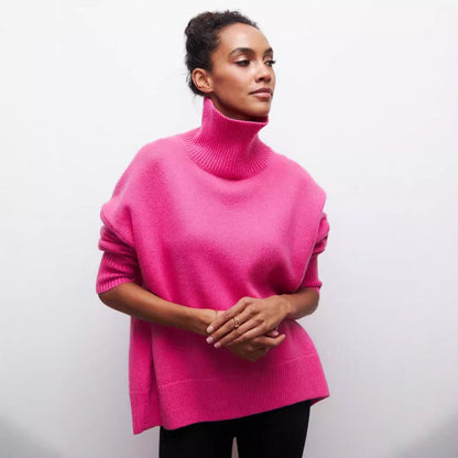 Women’s Winter Turtleneck Sweater – Slim fit, easy to style