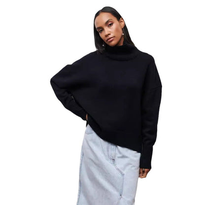 Warm Women’s Winter Turtleneck Sweater – Lightweight feel, heavy comfort