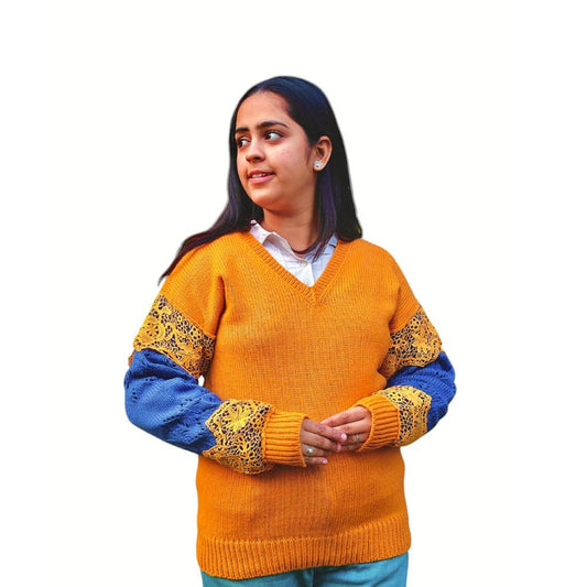 Woolen Pullover   | 100% Wool Winter Knit