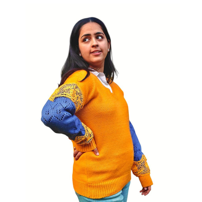 Woolen Pullover   | 100% Wool Winter Knit