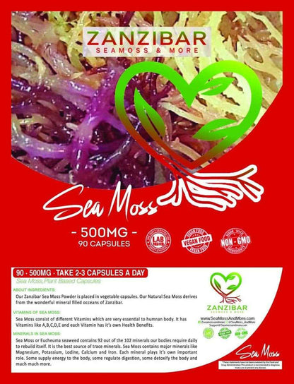 Zanzibar Seamoss Pack (90ct) (1Month Supply)