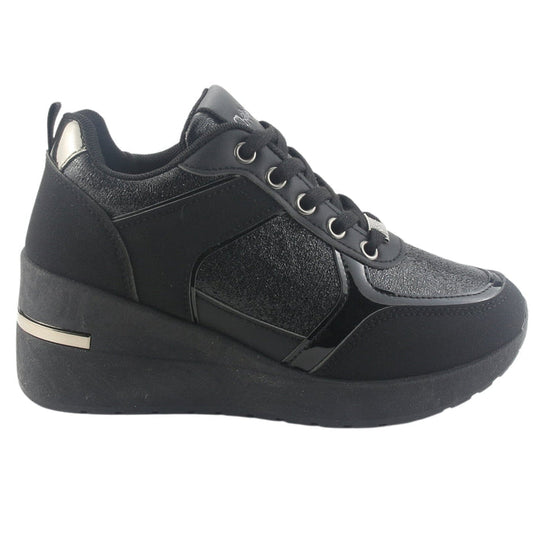Zapatilla Chalada Mujer Bolki-2 Negro Urbano Zapatillas Chalada
