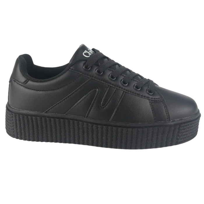 Zapatilla Chalada Mujer Flumi-10 Negro Urbano Zapatillas Chalada