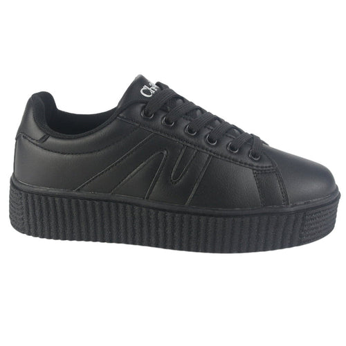 Zapatilla Chalada Mujer Flumi-10 Negro Urbano Zapatillas Chalada