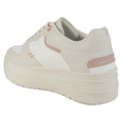 Zapatilla Chalada Mujer Mitsu-3 Beige Urbano Zapatillas Chalada