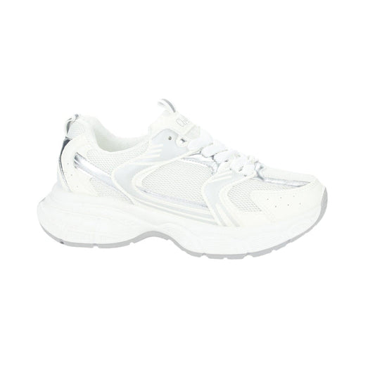 Zapatilla Chalada Mujer New-5 Blanco Plata Urbano Zapatillas Chalada