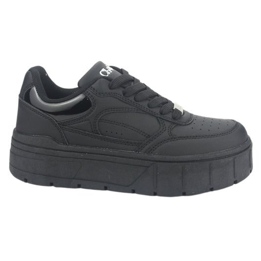 Zapatilla Chalada Mujer Troya-1 Negro Urbano Zapatillas Chalada