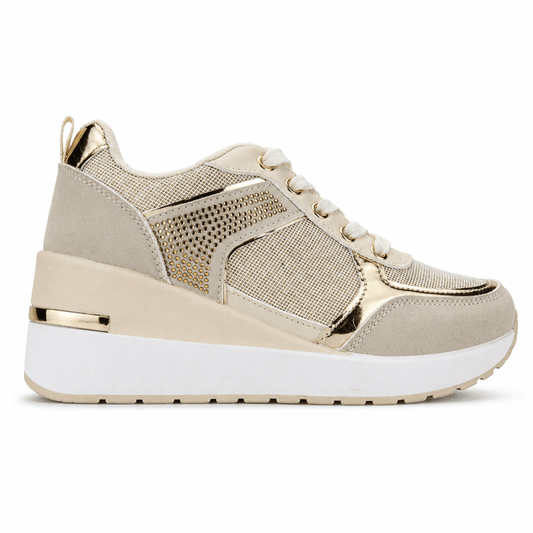 Zapatilla Dorado Mujer Urbano Chalada Bolki Zapatillas Chalada