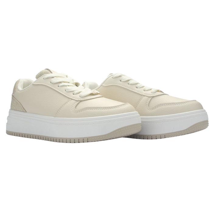 Zapatilla Mujer Chalada Java-1 Beige Urbano Zapatillas Chalada