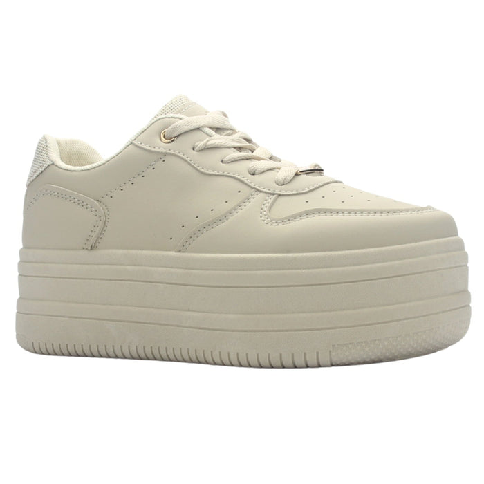 Zapatilla Mujer Chalada Matrix-1 Beige Urbano Zapatillas Chalada