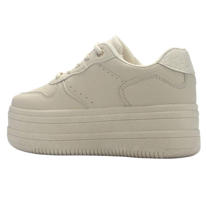 Zapatilla Mujer Chalada Matrix-1 Beige Urbano Zapatillas Chalada