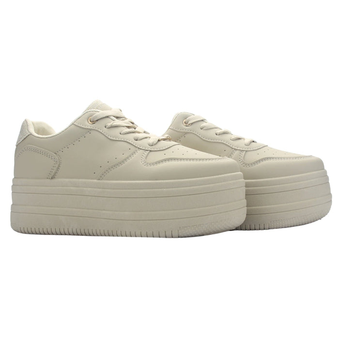 Zapatilla Mujer Chalada Matrix-1 Beige Urbano Zapatillas Chalada