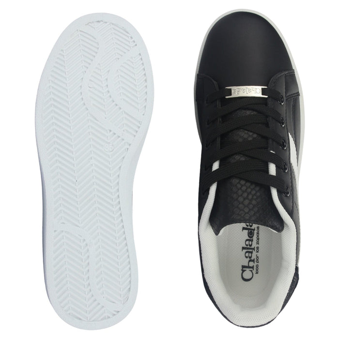 Zapatilla Mujer Urbano Negro/Blanco Chalada Pita-1 Zapatillas Chalada