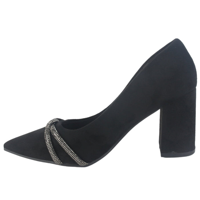 Zapato Chalada Mujer Baldi-5 Negro Casual Tacones Altos Chalada