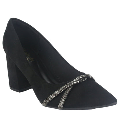 Zapato Chalada Mujer Baldi-5 Negro Casual Tacones Altos Chalada