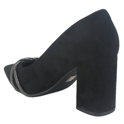 Zapato Chalada Mujer Baldi-5 Negro Casual Tacones Altos Chalada