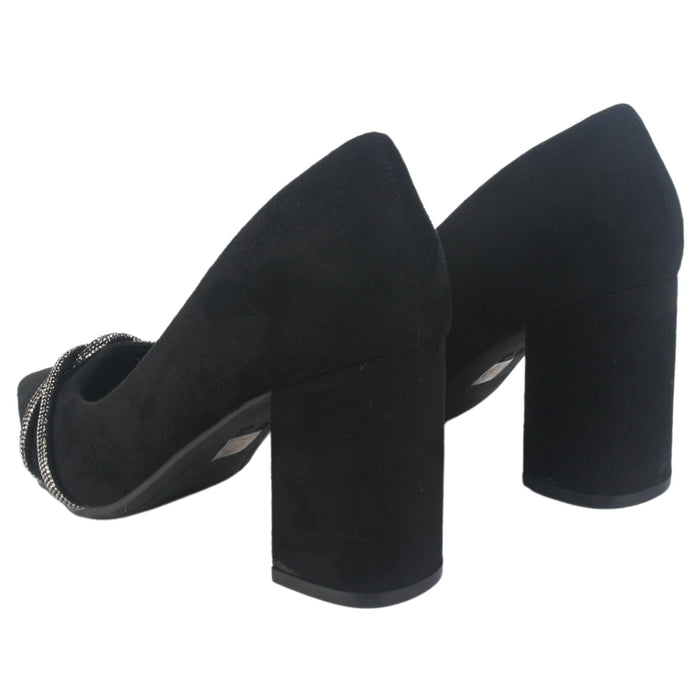 Zapato Chalada Mujer Baldi-5 Negro Casual Tacones Altos Chalada
