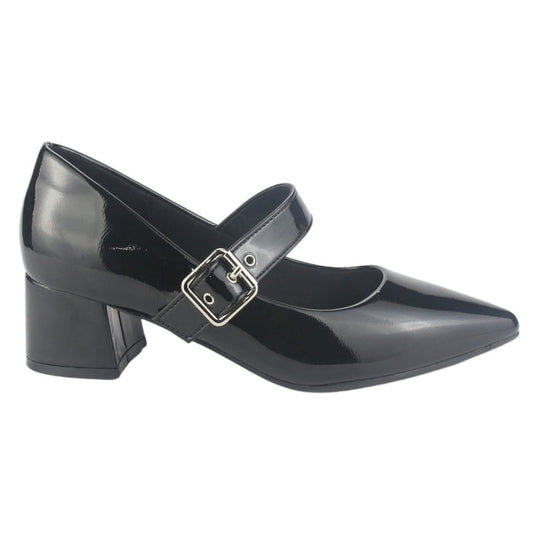 Zapato Chalada Mujer Biccari-1 Negro Casual Tacones Altos Chalada