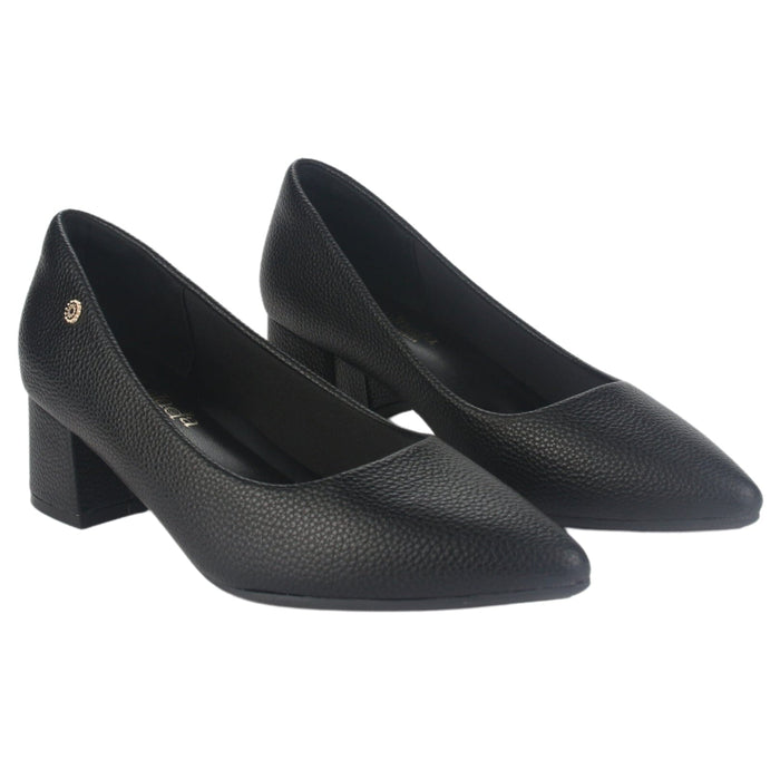 Zapato Chalada Mujer Biccari-2 Negro Casual Tacones Altos Chalada