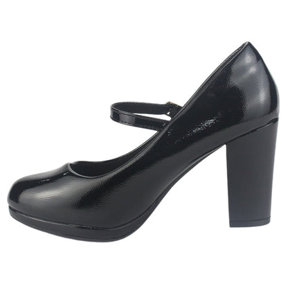 Zapato Chalada Mujer Bruna-3 Negro Casual Tacones Altos Chalada