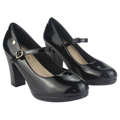 Zapato Chalada Mujer Bruna-3 Negro Casual Tacones Altos Chalada