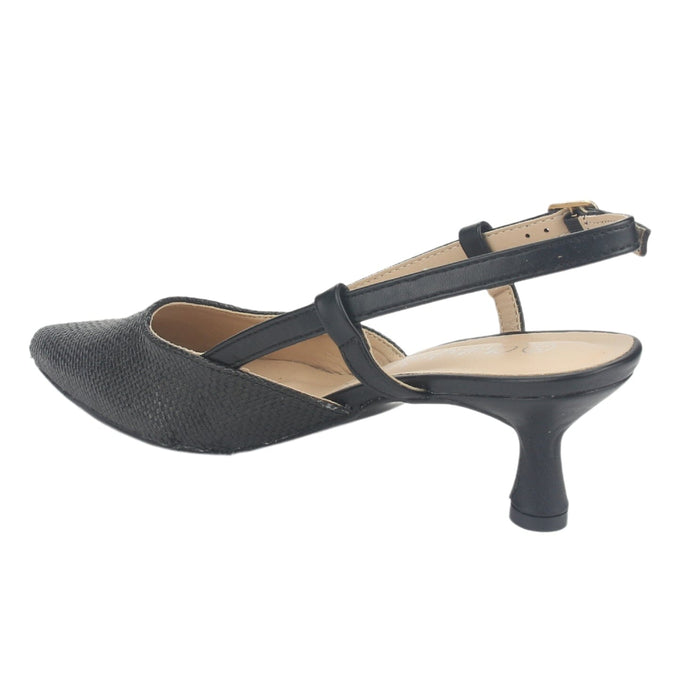 Zapato Chalada Mujer Chiapa-2 Negro Casual Tacones Bajos Chalada