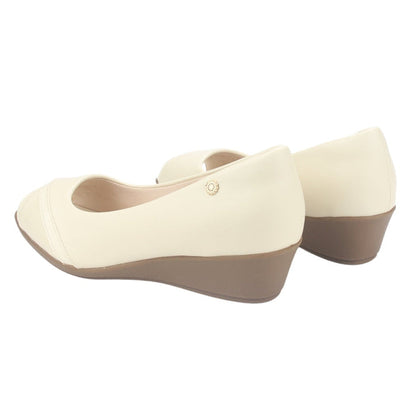 Zapato Chalada Mujer Coles-50 Beige Casual Tacones Bajos Chalada